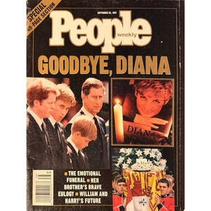People Magazine September 22, 1997 Princess Diana Goodbye Newsstand - No Label